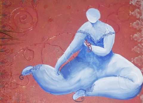 tildine bleue au lezard
